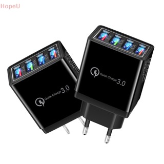 [HopeU] อะแดปเตอร์ฮับชาร์จเร็ว 4 พอร์ต QC 3.0 USB