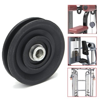 1Pc 3.5" Nylon Bearing Pulley Wheel Cable Gym Fitness Equipment Part Universal