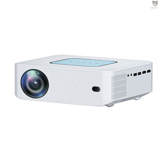 Ctoy V10 โปรเจคเตอร์ เครื่องเล่นมีเดีย บลูทูธ 4.1 หน้าจอ LCD LED แอนดรอยด์ 9.0 โฮมเธียเตอร์ 2.4G 5G Dual-band WiFi HD AV USB