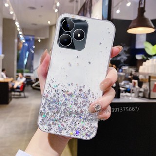 เคสโทรศัพท์มือถือแบบนิ่ม TPU กันกระแทก ลายกากเพชร ท้องฟ้ากลางคืน สําหรับ Realme C53 NFC 2023 เคส Phone Case