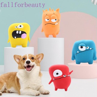 Fallforbeauty ของเล่นยางเคี้ยว ลายการ์ตูน ยืดหยุ่น ทนต่อการกัด สําหรับฝึกสุนัข สัตว์เลี้ยง