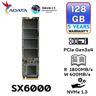 COINSคืน15%⚡FB9JMZV6⚡ ADATA XPG 128GB SSD รุ่น SX6000 LITE PCIE GEN3X4 M.2 ADT-SX6000LNP รับประกัน 5 ปี