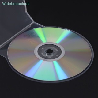 Widebeaucloud กล่องพลาสติกใส ทรงกลม สําหรับใส่แผ่น CD ซีดี ดีวีดี 1/3 ชิ้น