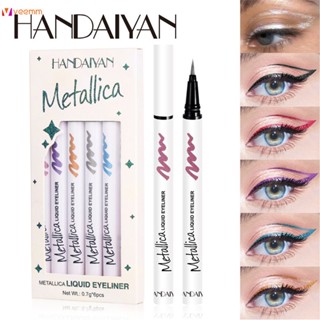 Handaiyan Pearlescent Shiny Eyeliner Pen Very Fine Durable Waterproof Non-smudge Eyeliner Pen veemm