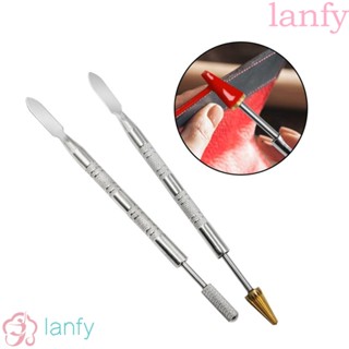 Lanfy ปากกาย้อมสีน้ํามัน หัวทองแดง แบบสองหัว สําหรับเครื่องหนัง งานฝีมือ