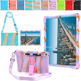 เคสซิลิโคน กันกระแทก พร้อมสายคล้อง สําหรับ iPad 10th Gen Pro 11 Air 10.9 2020 2021 7th 10.2 10.5 7th 8th 9th