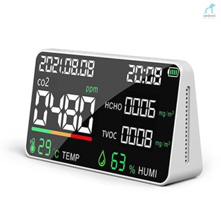 Umt เครื่องวัดคุณภาพอากาศ CO2 HCHO TVOC อเนกประสงค์ พร้อมอินเตอร์เฟซ Type-C