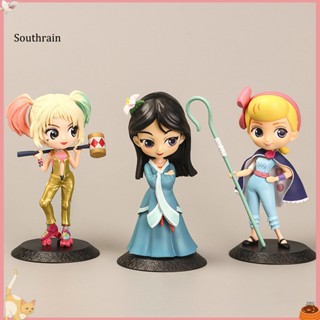 Sta ฟิกเกอร์อนิเมะ Harley Quinn Mulan ติดทนนาน ของเล่น สําหรับเก็บสะสม