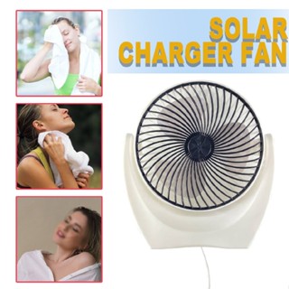 6W USB Solar Panel Powered Mini Portable Fan for Cooling Ventilation Outdoor