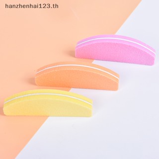 Hanhai ใหม่ บล็อกบัฟเฟอร์ฟองน้ํา สําหรับขัดเล็บ 5 ชิ้น