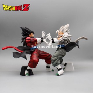 โมเดลฟิกเกอร์ Dragon Ball Z Vegetto Gk Super Saiyan Son Goku Pvc ขนาด 25 ซม. ของเล่นสําหรับเด็ก