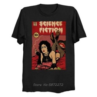 ใหม่ เสื้อยืดลําลอง แขนสั้น พิมพ์ลาย Pulp Science สีดํา สําหรับผู้ชาย