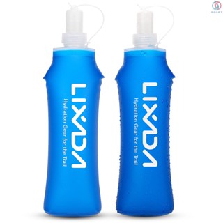 Lixada ขวดน้ําดื่ม แบบนิ่ม พับได้ ไร้ BPA ขนาด 500 มล. สําหรับวิ่ง เดินป่า ขี่จักรยาน กลางแจ้ง 1 ชิ้น 2 ชิ้น