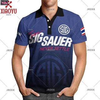 เสื้อกีฬาสำหรับนักกีฬายิงปืน Sig Sauer ทักถามไซส์ทางแชทค่ะ สินค้าหมดไวมาก