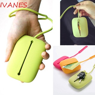 IVANES เคสกระเป๋าซิลิโคน สไตล์ Hasp สําหรับตกแต่งบ้าน