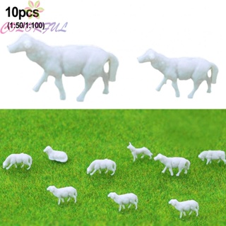 【COLORFUL】1：100 1:50 Scale HO/OO Gauge 00 Model Railway Sheep Pack of 5 or 10 Plastic