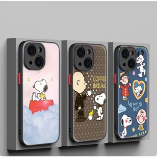 เคสโทรศัพท์มือถือแบบนิ่ม ลายการ์ตูนสนูปปี้ P288 สําหรับ iPhone 12 13 Plus 14 Pro Max