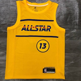 เสื้อกีฬาบาสเก็ตบอลแขนกุด ลายทีมชาติ NP2 Western All-star NBA Jersey George PN2 2021