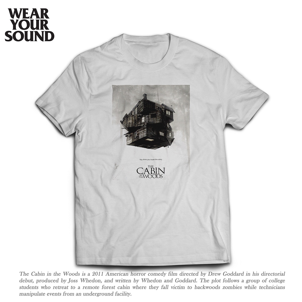 ยินดีต้อนรับ 3 เสื้อเชิ้ต พิมพ์ลายภาพยนตร์ The Cabin In The Woods