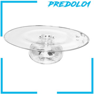 [Predolo1] จานใส สําหรับใส่อาหาร ซูชิ ผลไม้ สลัด 18 ซม.