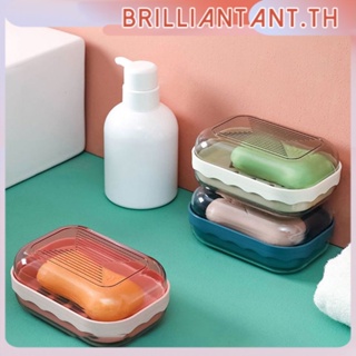 Creative Layered Soap Box Split Drain Bathroom Soap Box Washed Soap With Lid Dormitory Household Portable Soap Box