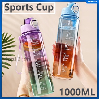 Ins Wind Water Cup Sports Cup 1l Large-capacity Plastic Kettle Straigh Drinking 4 Color Water Bottle Student Portable Anti-fall 1000ml Drink Cup Children Kids Women Summer Outdoor (top11.th.)