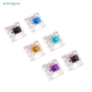 Widefigure สวิตช์คีย์บอร์ด outemu mx 3 pin สีดํา สีฟ้า สีน้ําตาล 10 ชิ้น ต่อล็อต