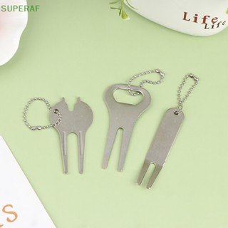 Superaf เครื่องมือซ่อมแซมส้อมกอล์ฟ โลหะผสมสังกะสี สีเขียว