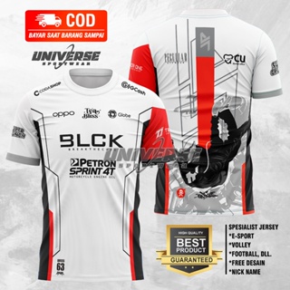 ใหม่ JERSEY KAOS BLACKLIST INTERNATIONAL ESPORT BLCK S10 2022 ฟรีโมเดลผีนิกเกิล สีขาว V.1 - ANKYCLTH