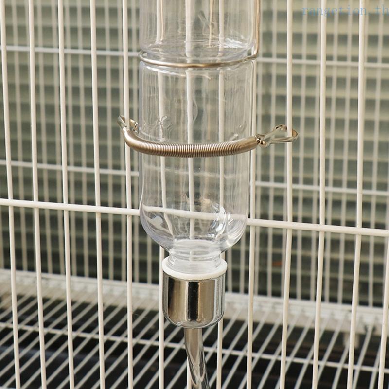 Ran สปริงโลหะสเตนเลส ทนทาน พร้อมคลิปหนีบ 2 ชิ้น อุปกรณ์เสริม สําหรับกรงสัตว์ขนาดเล็ก