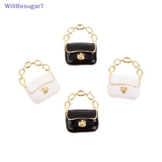 [WillBesugarT] โมเดลกระเป๋าถือ กระเป๋าสะพายไหล่ โลหะ 3D DIY สําหรับตกแต่งบ้านตุ๊กตา [ใหม่]