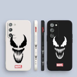 เคสโทรศัพท์มือถือ พิมพ์ลาย Venom Spiderman มีลายด้านข้าง สําหรับ Samsung Galaxy Note 20 10 9 8 J8 J7 J6 J5 J4 M62 M53 M52 M51 M33 M31 M30 M21 M20 M10 S Ultra Plus Lite Prime 5G