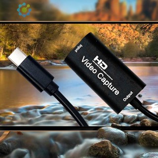 การ์ดจับภาพวิดีโอเกม 4K 1080P Type-C USB2.0 HDMI [Hidduck.th]