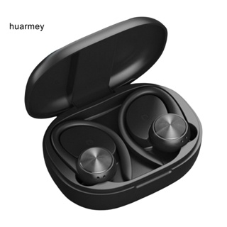 Huarmey R200 หูฟังซับวูฟเฟอร์ไร้สาย บลูทูธ 50 ลดเสียงรบกวน หน้าจอดิจิทัล LED สําหรับวิ่ง