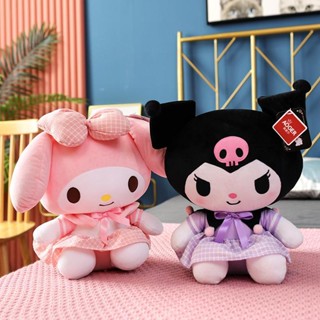 หมอนตุ๊กตานุ่ม รูปการ์ตูน Sanrio Kuromi Ragdoll Sleeping Melody Kuromi สําหรับผู้หญิง