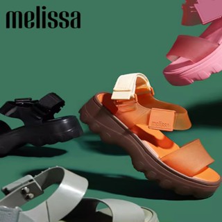 ใหม่ Melissa รองเท้าแพลตฟอร์มลําลอง ส้นหนา สไตล์วินเทจ แฟชั่นฤดูร้อน สําหรับสตรี 2023