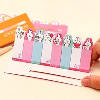 Richanghuodong Japan And South Korea เครื่องเขียนน่ารักสัตว์ขนาดเล็ก 7 แถวนั่งหมายเหตุ Post-it Notes N Post-it สติ๊กเกอร์ข้อความ