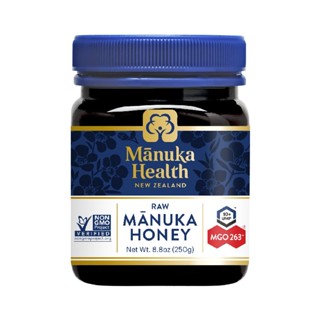 Manuka Health น้ําผึ้งมานูก้าดิบ นิวซีแลนด์ MGO 263+ UMF 10+ [250 กรัม-500 กรัม]