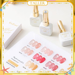 พร้อมส่ง Stcok Tencoco Ice Penetrating Nail Polish Gel 3d Jelly Nude Color Spring Summer Phototherapy Glue Nail Art For Nail Shop 12ml 42 Colors TALLER