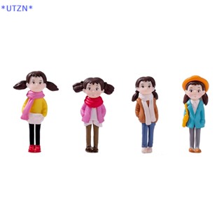 Utzn&gt; ฟิกเกอร์การ์ตูนนางฟ้า ขนาดเล็ก สําหรับตกแต่งสวน ตั้งโต๊ะ DIY