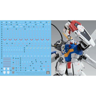 Yan MG PB CROSSBONE X1 X 1 ( PATCHWORK ) Ver.Ka สติกเกอร์เรืองแสงในน้ํา