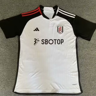 เสื้อกีฬาแขนสั้น ลายทีมชาติฟุตบอล Fulham Home 23-24 Fulham ชุดเหย้า แห้งเร็ว ไซซ์ S-XXL ชุดเหย้า สําหรับผู้ชาย