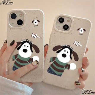 เคสโทรศัพท์มือถือ แบบนิ่ม ลายสุนัขน่ารัก กันกระแทก สําหรับ Apple Iphone 138 14pro 7max 11 12 5OAF