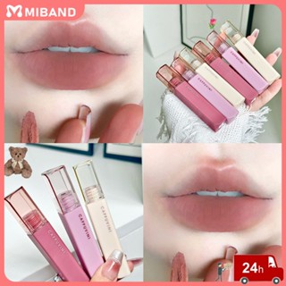 พร้อมสต็อก Cappuvini Matte Lip Mud ลิปสติก Waterproof Non-fading 9 Color Lip And Cheek Dual-use Blush Lipstick Lip Glaze Art Mist Lip Mud Lip Gloss Lip Care แต่งหน้า นักเรียน ผู้หญิง