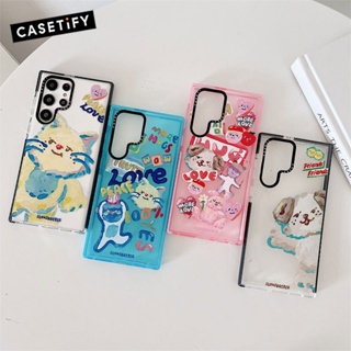 เคสโทรศัพท์มือถือ แบบใส ลายการ์ตูนสุนัข สําหรับ Samsung Galaxy S20 S21 S22 S23 Ultra S20+ S21+ S22+ S23 Plus