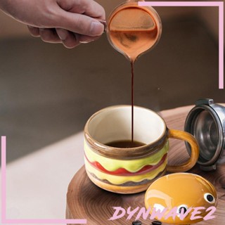 [Dynwave2] แก้วกาแฟ ลายน้ําผลไม้ 10 ออนซ์ สร้างสรรค์ สําหรับห้องนอน ห้องนั่งเล่น