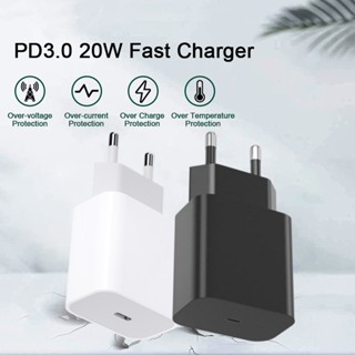 Pd 20W Super Fast Charging Charger Type C Power Adapter Charger ปลั๊ก EU QC4.0 IOS สมาร์ทโฟนชาร์จเร็ว