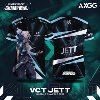 Valorant VCT - เสื้อเกมมิ่ง Jett 