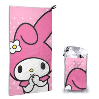 【พร้อมส่ง】ผ้าขนหนูไฟเบอร์ แบบแห้งเร็ว พิมพ์ลาย My Melody ขนาด 40*80 ซม. สําหรับทุกเพศ