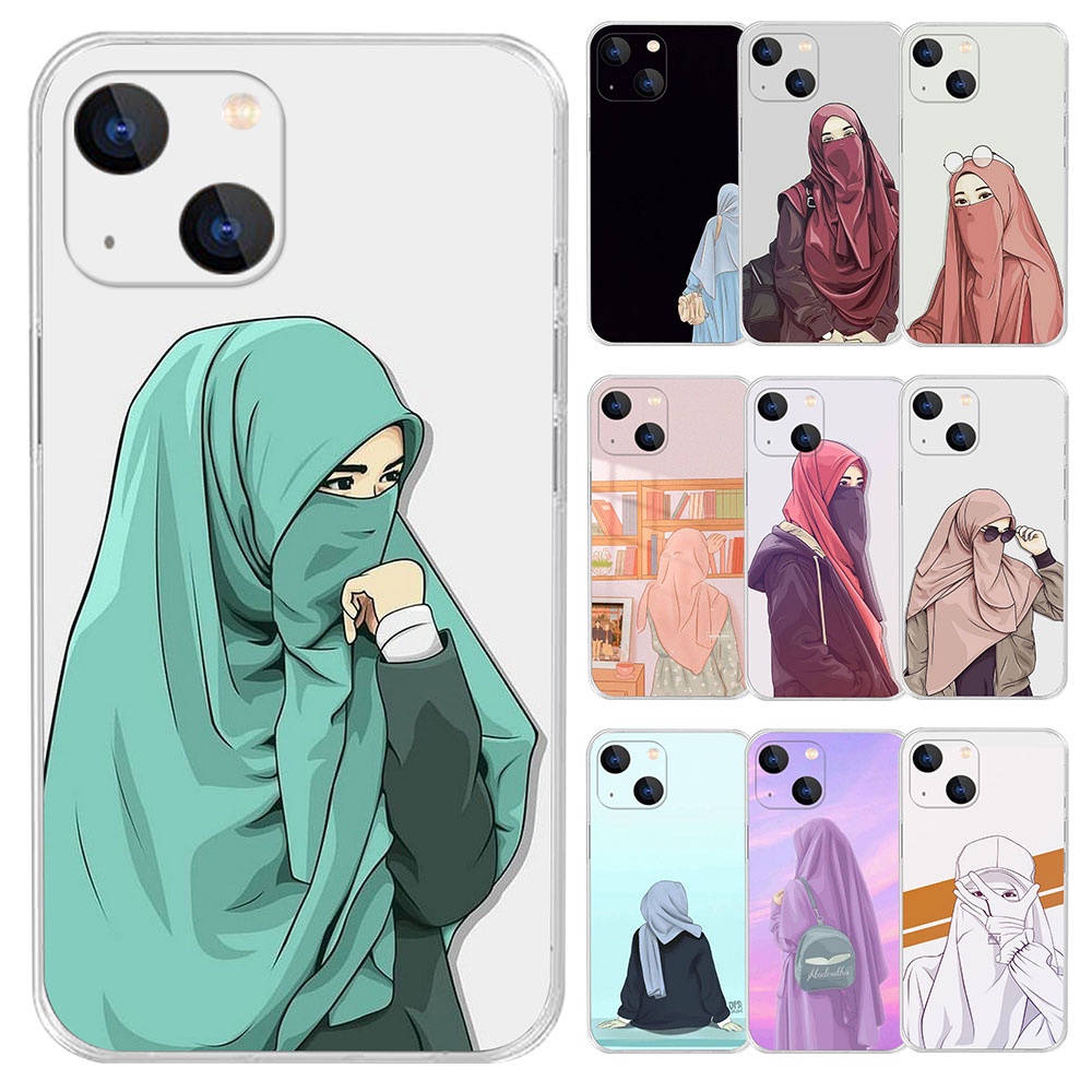 LG Lite Q510 Q92 5G K92 5G Stylo 6 7 4Gซิลิโคนอ่อนเคสโทรศัพท์การ์ตูนมุสลิมHijabสาวZ5XX